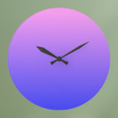 Violet en blauw verloop grote klok