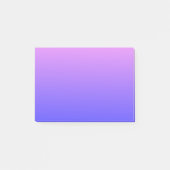 Violet en blauw verloop post-it® notes (Voorkant)