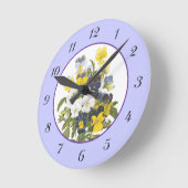 Violet en  botanische bloemen klok (Hoek)