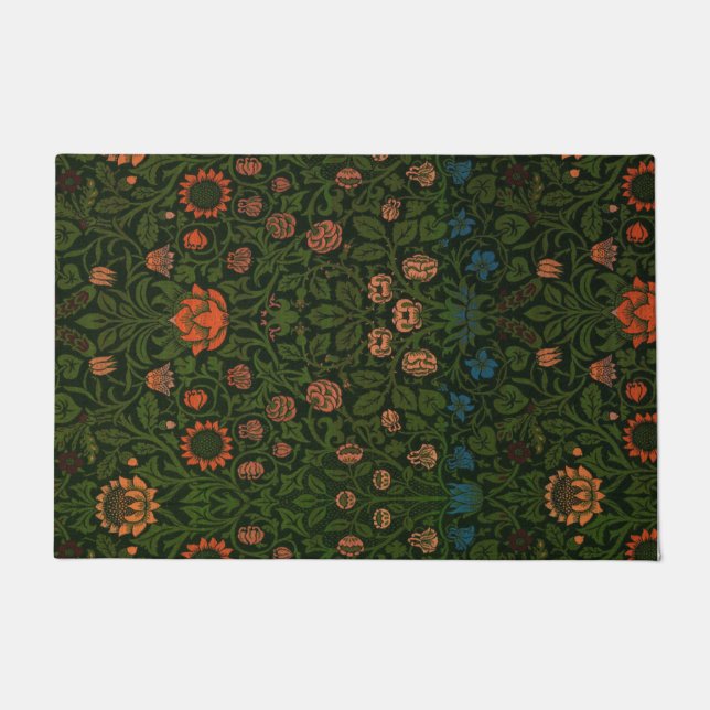 Violet en Columbine (door William Morris) Deurmat (Voorkant)