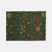 Violet en Columbine (door William Morris) Fleece Deken (Voorkant (Horizontaal))