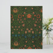 Violet en Columbine (door William Morris) Kaart (Staand voorkant)