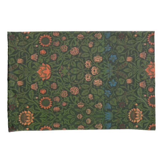 Violet en Columbine (door William Morris) Kussensloop (Voorkant-Rechts)