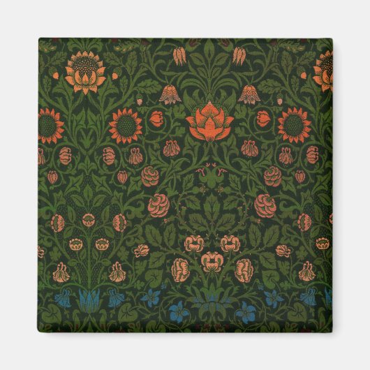 Violet en Columbine (door William Morris) Magneet (Voorkant)