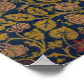 Violet en Columbine door William Morris Poster (Hoek)