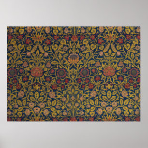 Violet en Columbine door William Morris Poster
