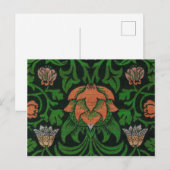 Violet en Columbine, William Morris Briefkaart (Voorkant / Achterkant)