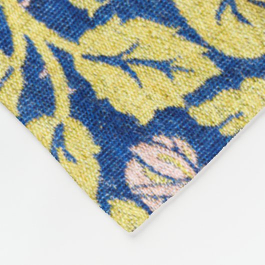 Violet en Columbine, William Morris Fleece Deken (Hoek)