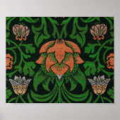 Violet en Columbine, William Morris Poster (Voorkant)