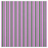 Violet- en donkergroene strippatroon stof (Swatch)