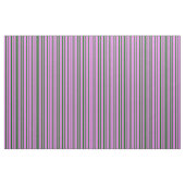 Violet- en donkergroene strippatroon stof (Fat Quarter)