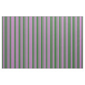 Violet- en donkergroene strippatroon stof (Fat Quarter)