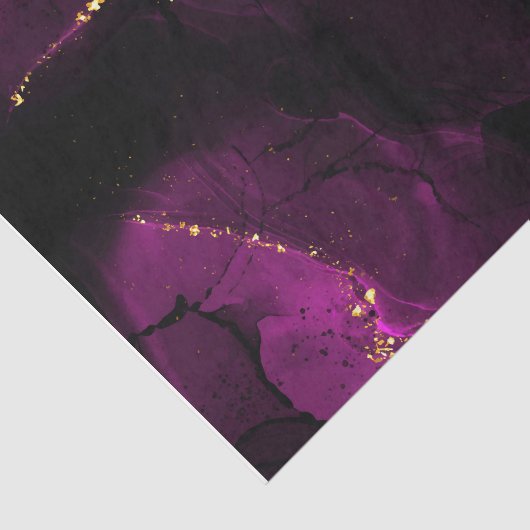 Violet en gouden marmer tissuepapier (Detail)