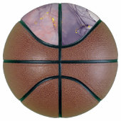 Violet en goudmarmer basketbal (Rechts)