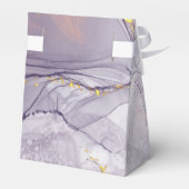 Violet en goudmarmer bedankdoosjes (Achterkant)