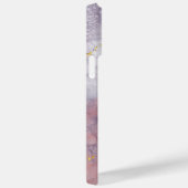 Violet en goudmarmer Case-Mate iPhone case (Achterkant / Rechts)