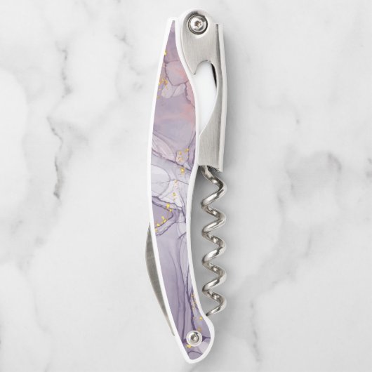 Violet en goudmarmer kurkentrekker (Achterkant)