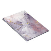 Violet en goudmarmer notitieboek (Rechterzijde)
