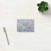 Violet en groen mozaïekpatroon post-it® notes (Kantoor)