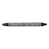 Violet en groen mozaïekpatroon zwarte inkt pen (Voorkant)