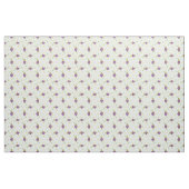 Violet en klein geel bloemmotief stof (Yard (91,4 cm))