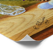 Violet en korf eieren poster (Hoek)