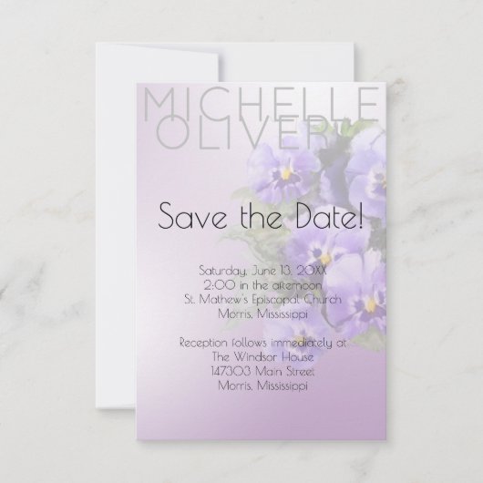 Violet en lavendel (Voorkant)