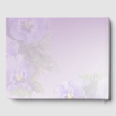 Violet en lavendel gastenboek (Achterkant)