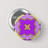 Violet en Lila Ronde Button 5,7 Cm (Voorkant /achterkant)
