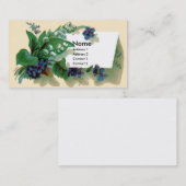 Violet en Lily van de Victoriaans vallei Visitekaartje (Voorkant / Achterkant)
