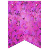Violet en roze feestdag vlaggetjes (Eerste vlag)