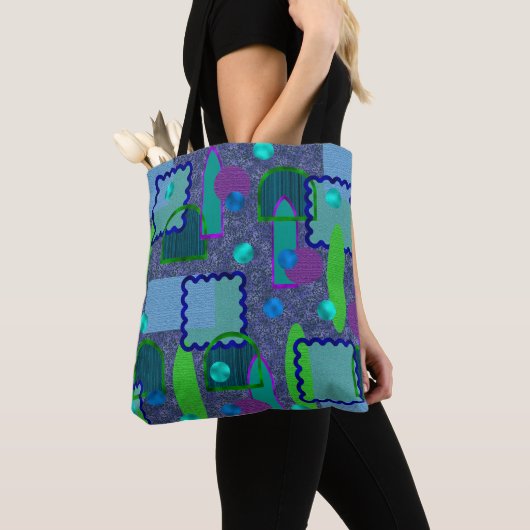 Violet- en schaduwspiegels tote bag (Dichtbij)