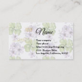 Violet- en shamrocks-Visitekaartje Visitekaartje (Voorkant)