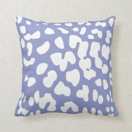 Violet en White Leopard Print Sierkussen