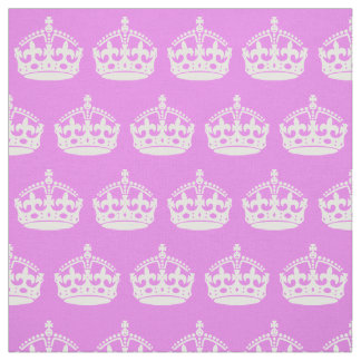 Violet en witte kroon stof