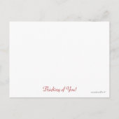 Violet en witte orchidee close-up foto briefkaart (Achterkant)