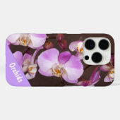 Violet en witte orchidee close-up foto Case-Mate iPhone case (Achterkant (horizontaal))