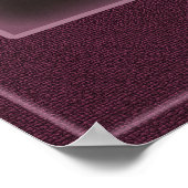 Violet en witte orchidee close-up foto poster (Hoek)