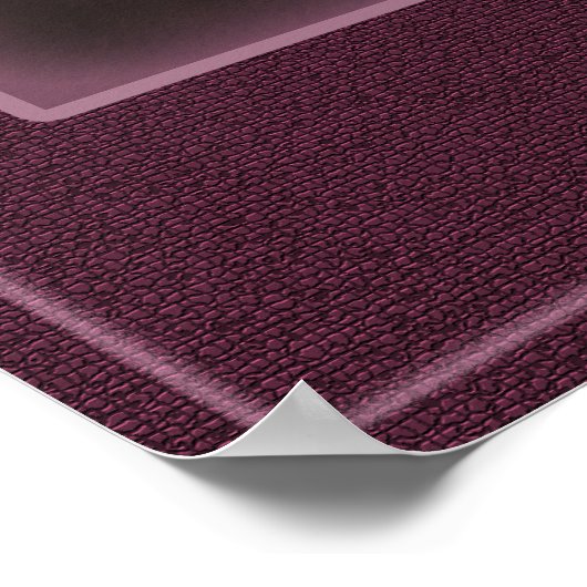 Violet en witte orchidee close-up foto poster (Hoek)