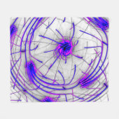 Violet Energy Blanket Fleece Deken (Voorkant (Horizontaal))