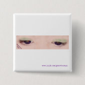 Violet Eye Square Button (Voorkant)