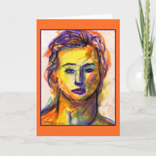 Violet Eyes Wenskaart Kaart