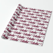 Violet faded pink personalisiertes Geschenkpapier Cadeaupapier (Uitgerold)