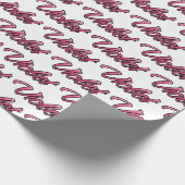 Violet faded pink personalisiertes Geschenkpapier Cadeaupapier (Hoek)