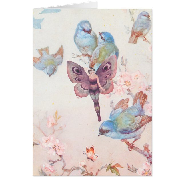 Violet Fairy Girl en Bluebird (Voorkant)