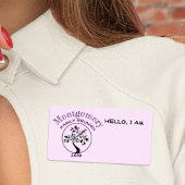 Violet Family Reunion Modern Tree - Aangepast Labe Etiket