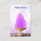 Violet Flame Chalice Visitekaartje (Voorkant)