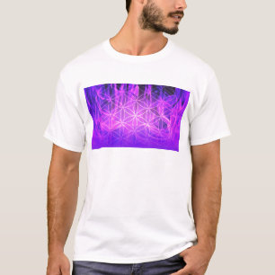 Violet Flame Flower of Life T-shirt