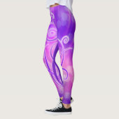 Violet Flame - Grafisch ontwerp Leggings (Links)