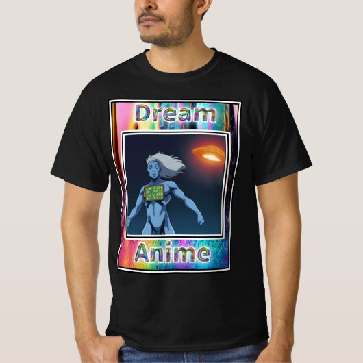 Violet Flames Dream Anime T-shirt (Voorkant)